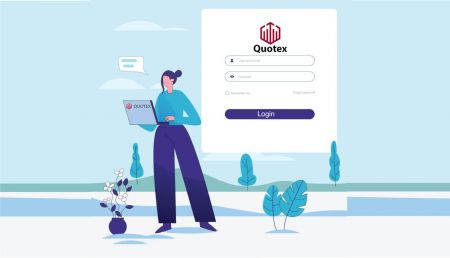 Come accedere e verificare l'account in Quotex