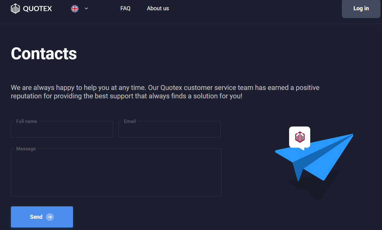 Come contattare il supporto Quotex Come contattare il supporto Quotex