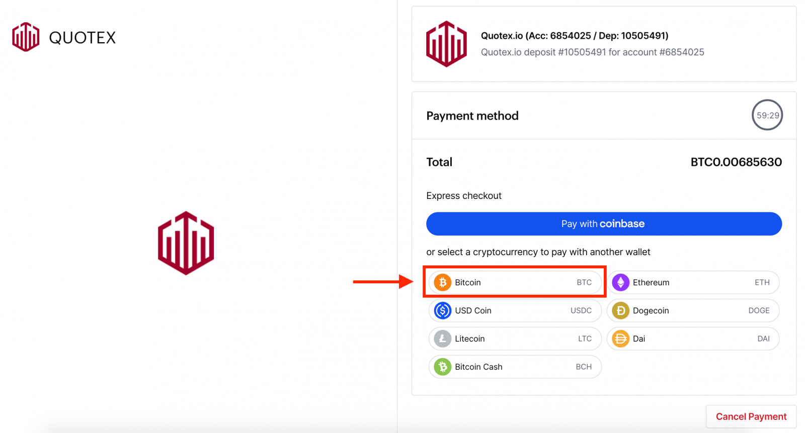 Чӣ тавр бо Cryptocurrency дар Quotex амонат гузоштан мумкин аст Чӣ тавр бо Cryptocurrency дар Quotex амонат гузоштан мумкин аст