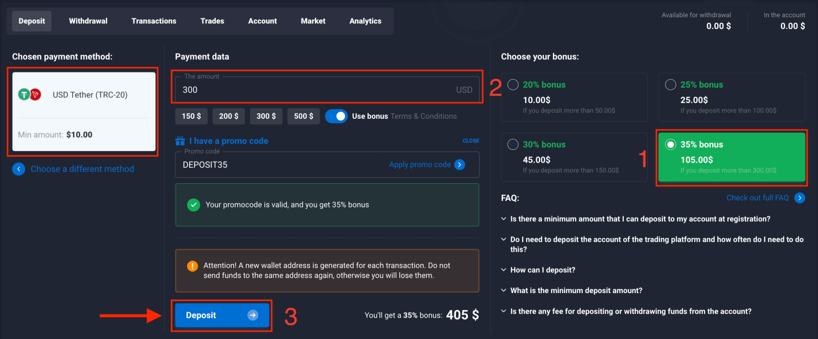 Чӣ тавр бо Cryptocurrency дар Quotex амонат гузоштан мумкин аст Чӣ тавр бо Cryptocurrency дар Quotex амонат гузоштан мумкин аст