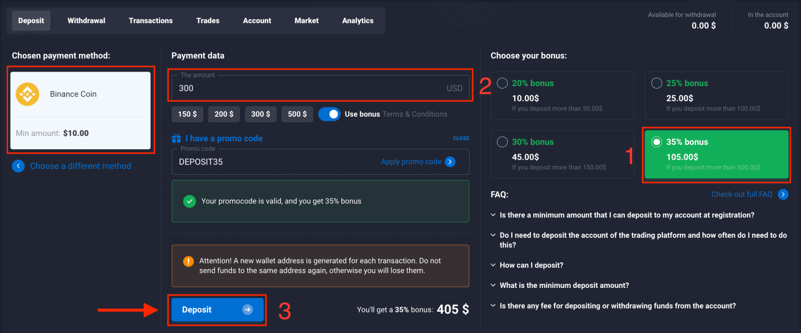 Чӣ тавр бо Cryptocurrency дар Quotex амонат гузоштан мумкин аст Чӣ тавр бо Cryptocurrency дар Quotex амонат гузоштан мумкин аст