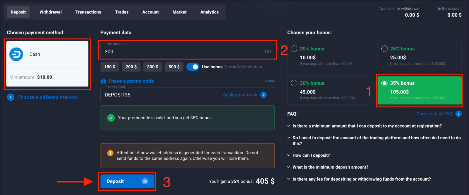 Чӣ тавр бо Cryptocurrency дар Quotex амонат гузоштан мумкин аст Чӣ тавр бо Cryptocurrency дар Quotex амонат гузоштан мумкин аст