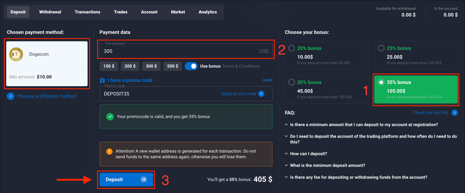 Чӣ тавр бо Cryptocurrency дар Quotex амонат гузоштан мумкин аст Чӣ тавр бо Cryptocurrency дар Quotex амонат гузоштан мумкин аст