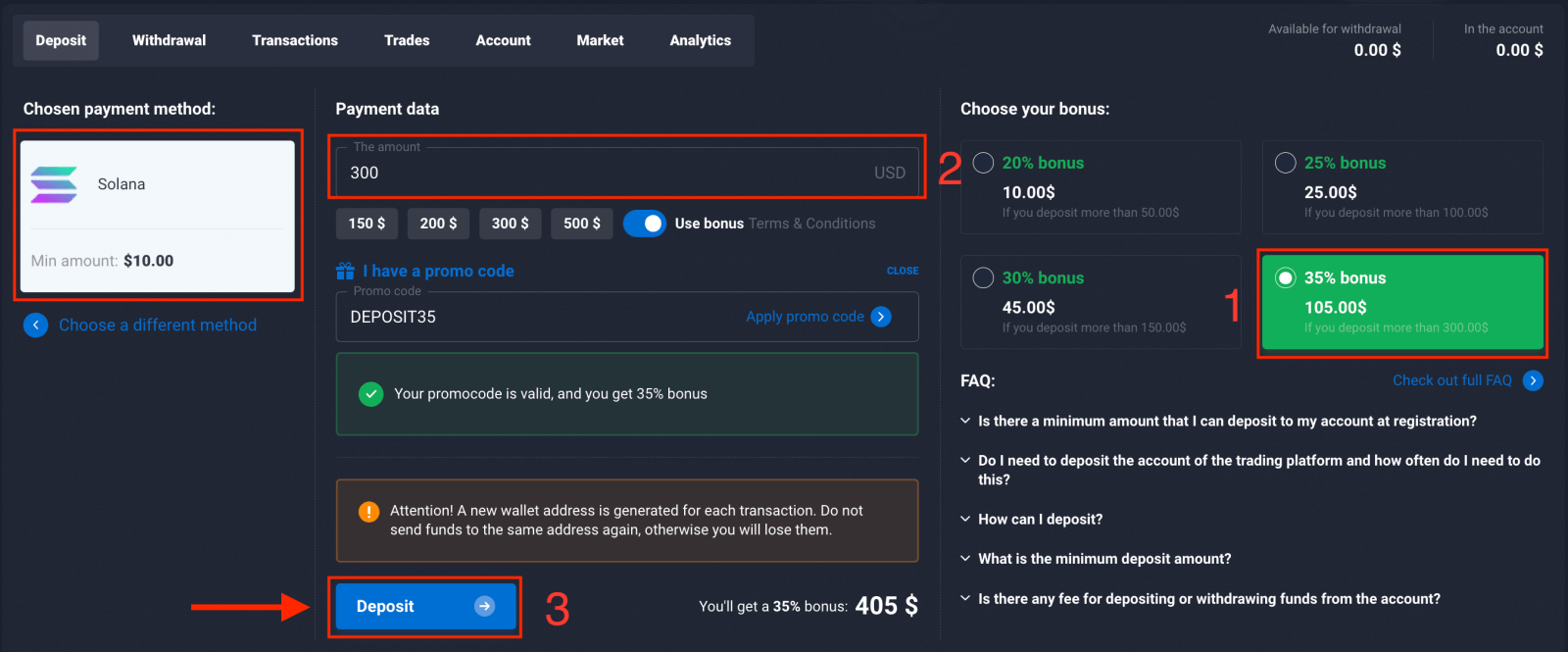 Чӣ тавр бо Cryptocurrency дар Quotex амонат гузоштан мумкин аст Чӣ тавр бо Cryptocurrency дар Quotex амонат гузоштан мумкин аст
