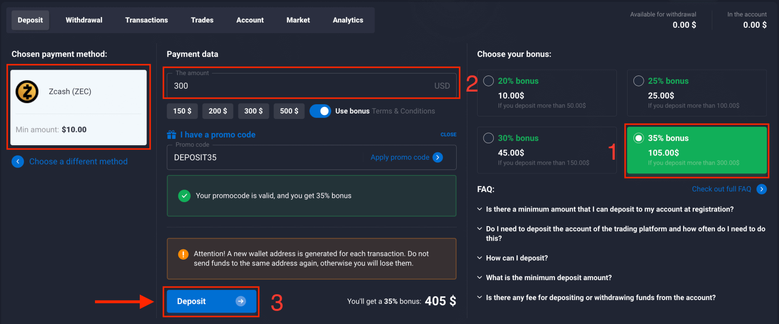 Чӣ тавр бо Cryptocurrency дар Quotex амонат гузоштан мумкин аст Чӣ тавр бо Cryptocurrency дар Quotex амонат гузоштан мумкин аст