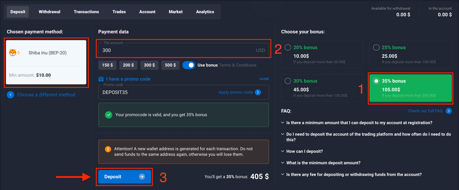 Чӣ тавр бо Cryptocurrency дар Quotex амонат гузоштан мумкин аст Чӣ тавр бо Cryptocurrency дар Quotex амонат гузоштан мумкин аст