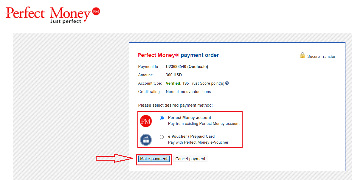 如何在 Quotex 上使用 Perfect Money 存款 如何在 Quotex 上使用 Perfect Money 存款