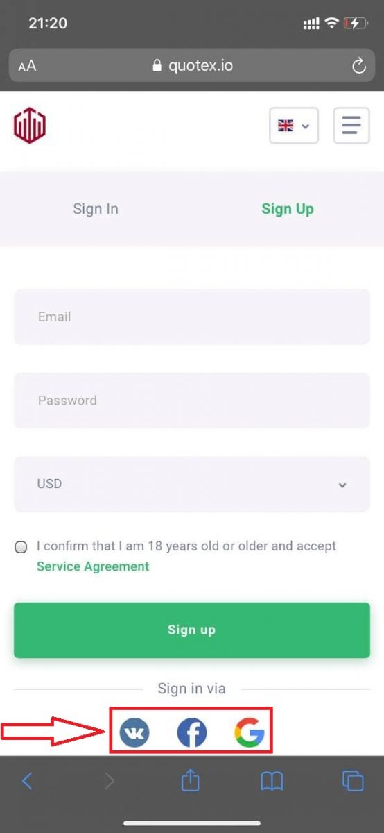 Come creare un account e registrarsi con Quotex Come creare un account e registrarsi con Quotex