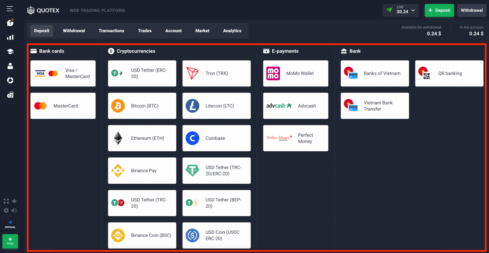 Mokhoa oa ho bula Account le ho kenya Chelete ho Quotex Mokhoa oa ho bula Account le ho kenya Chelete ho Quotex