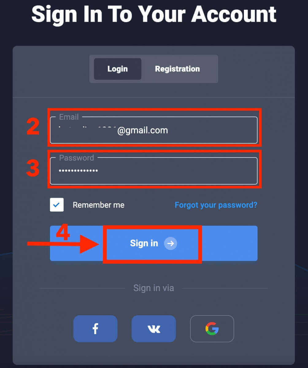 Cómo abrir una cuenta e iniciar sesión en Quotex