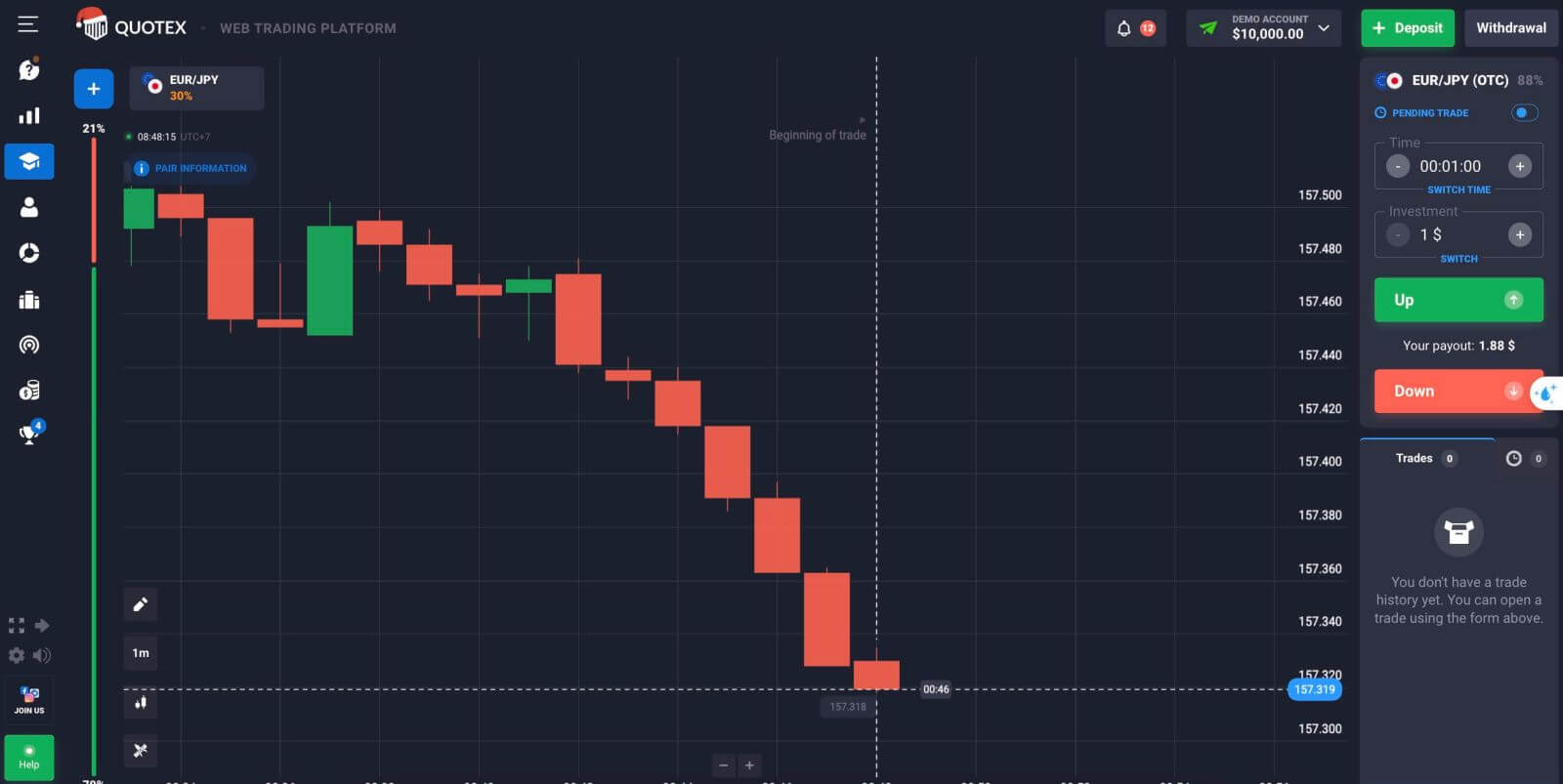 How to Open Account and Withdraw from Quotex