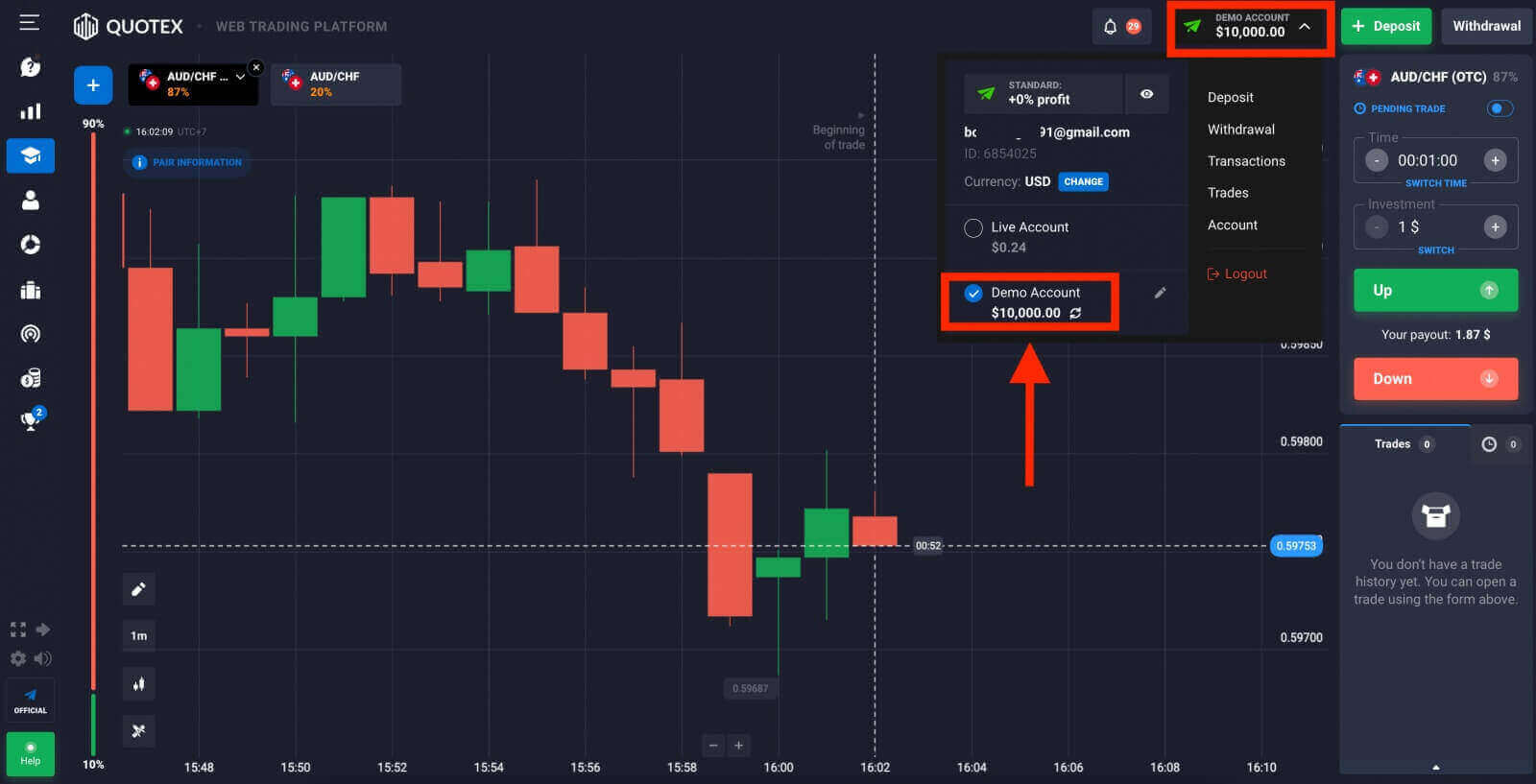 Cara Berdagang di Quotex untuk Pemula