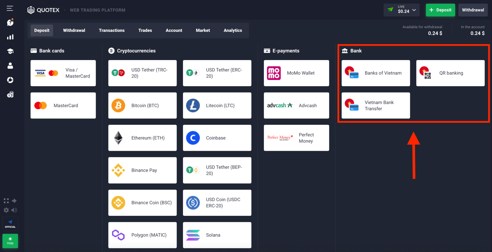 Како да тргувате во Quotex за почетници