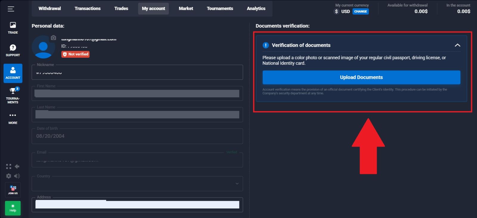 Verifikasi Akun Quotex 2026: Panduan KYC Langkah demi Langkah, Dokumen & Waktu Persetujuan Verifikasi Akun Quotex 2026: Panduan KYC Langkah demi Langkah, Dokumen & Waktu Persetujuan