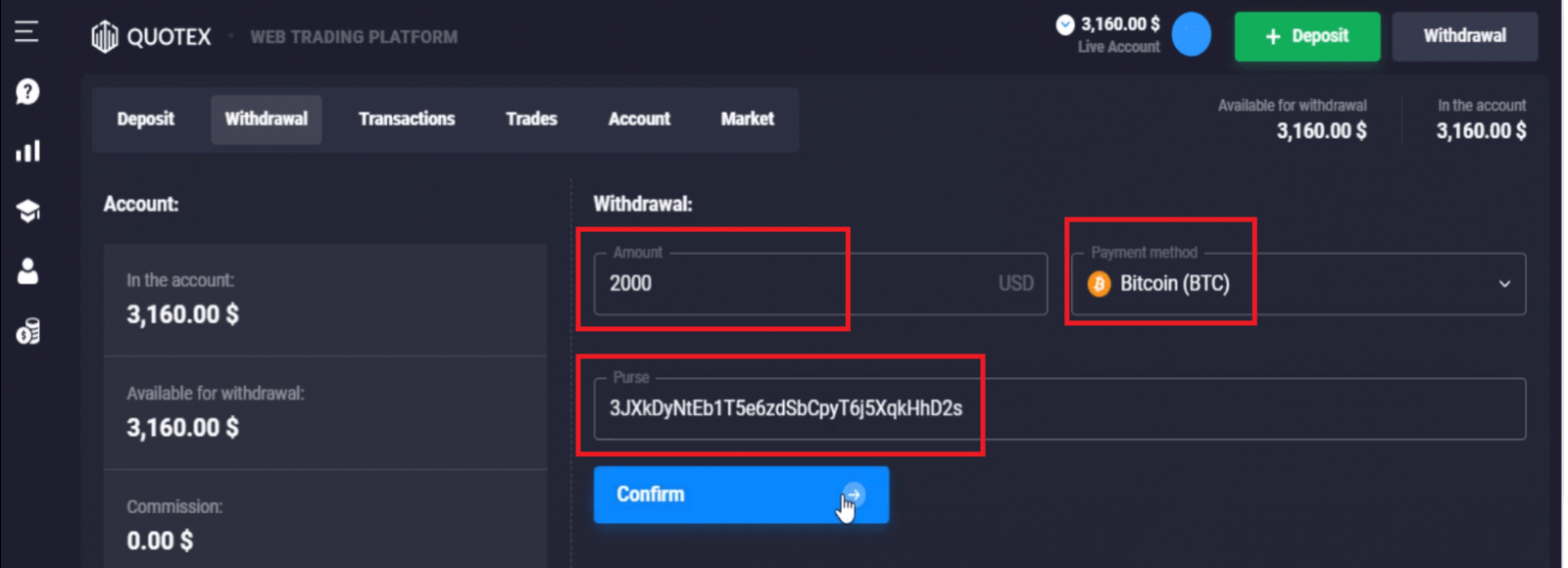 How to Register and Withdraw Money on Quotex